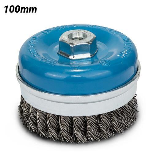Bosch GWS TOPFB.100GZ (1.608.614.002) 100mm Knotted 0.8mm Steel Wire Cup Brush