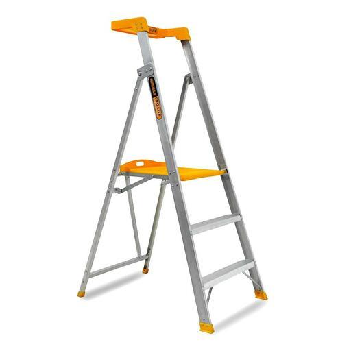 Gorilla PL003-PRO 3 Step Pro-Lite 150kg Aluminium Platform Ladder