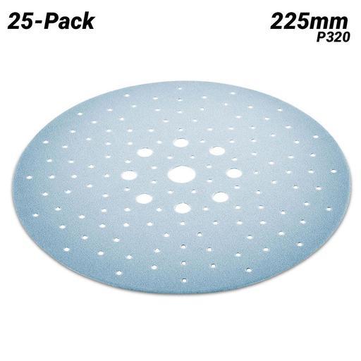 Festool 205664 25-Pack 225mm (8.8") 128 Hole Grit P320 Granat Abrasive Disc