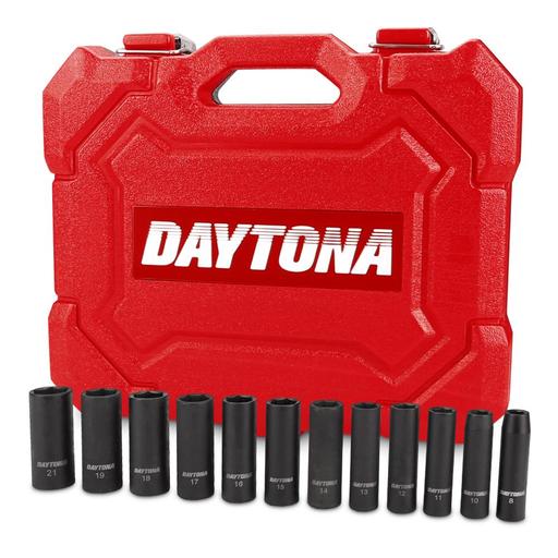 Daytona DMS12PC 12pce 3/8" Drive Metric Deep Impact Socket Set
