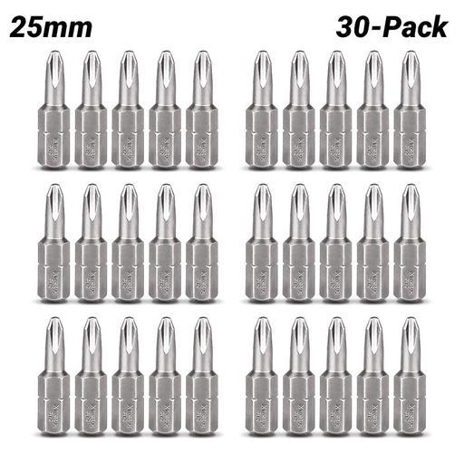 Xtorque 30PXBS Platinum 30-Pack PH2 25mm Philips Head Bits - MADE IN JAPAN