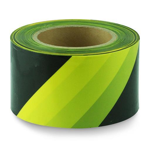Maxisafe BRY712 100m x 75mm Black and Yellow Barricade Tape
