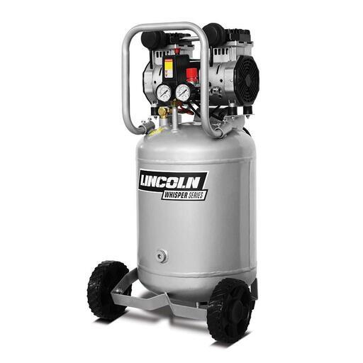 Lincoln VT50LW 2200W 3.0HP 50L Silver Series Vertical Oil Free Silent Air Compressor