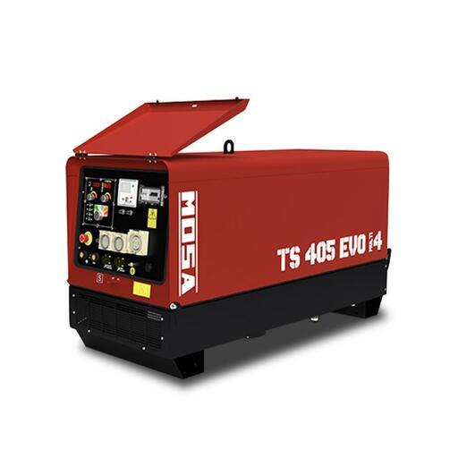 MOSA TS 405 EVO M4 (C1KS1041BP) 12kVa 14Hp Multiprocess 3-Phase Diesel Welder Generator Powered by Kohler KDW1003