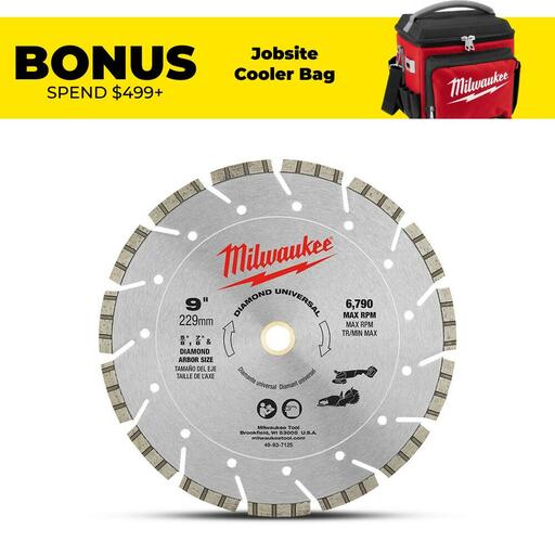 Milwaukee 49947125 230mm (9") Universal Diamond Segmented Blade