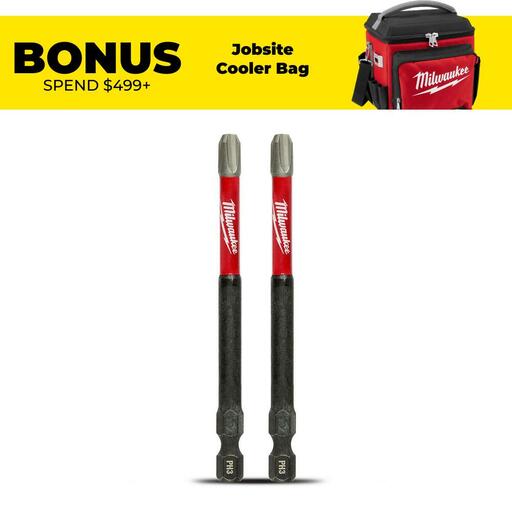 Milwaukee 48324664 2-Pack SHOCKWAVE™ Phillips #3 (3-1/2") x 89mm Power Impact Driver Bit