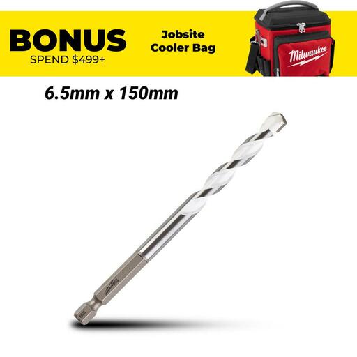 Milwaukee 4932471100 6.5mm x 150mm Multi-Material Drill Bit