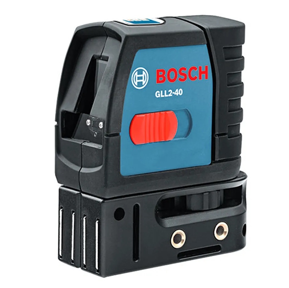 Bosch GLL2-40 Professional Red Beam Self Leveling 2 Way Horizontal & Vertical Cross Line Laser Level 0601063711