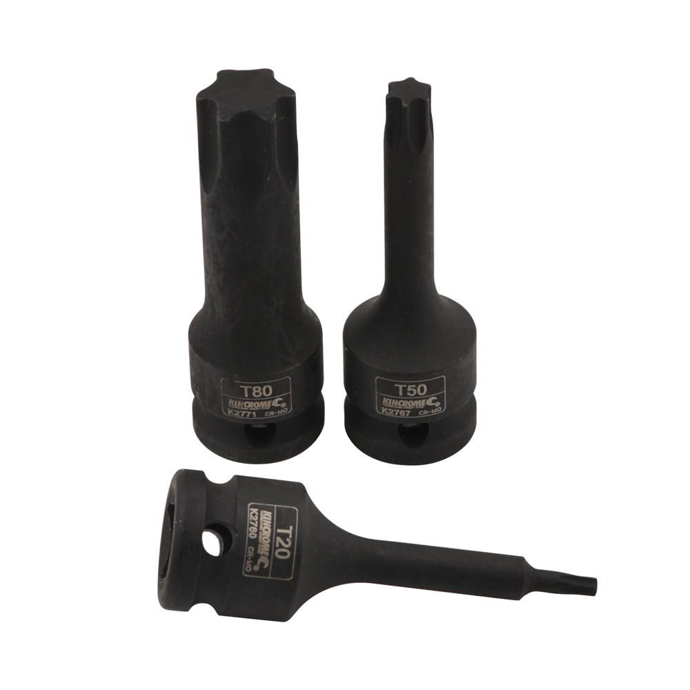 Kincrome K2767 Torx® Impact Socket T50 X 78mm 1/2″ Square Drive