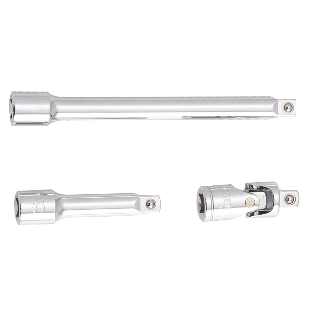Kincrome K2924 Extension Bar Set 3/8″ Square Drive (Mirror Polish)