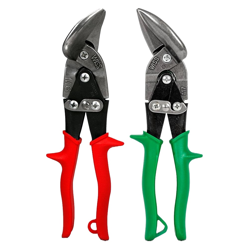 CRESCENT Wiss M6M7AU 2-Pack Left & Right Cut Offset Aviation Snips