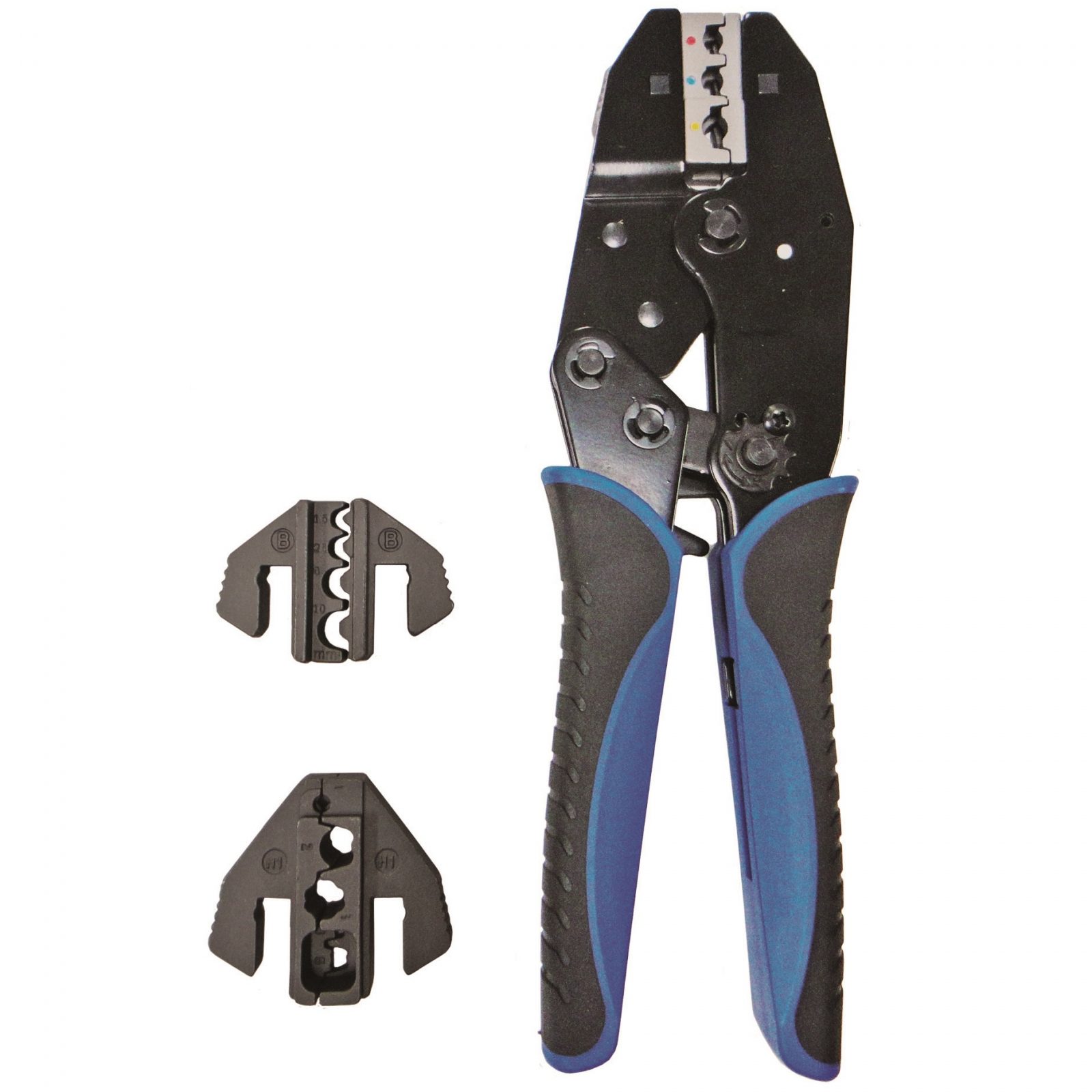 SP Tools SP32287 5 Piece Quick Change Ratchet Crimper Kit