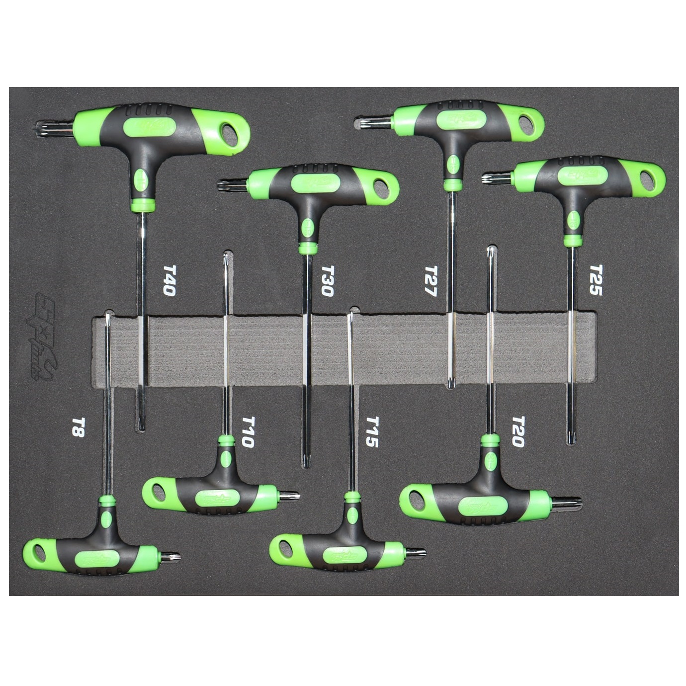 SP Tools SP34708 T-Handle Hex Key Set 8 Piece TORX® in EVA Tray