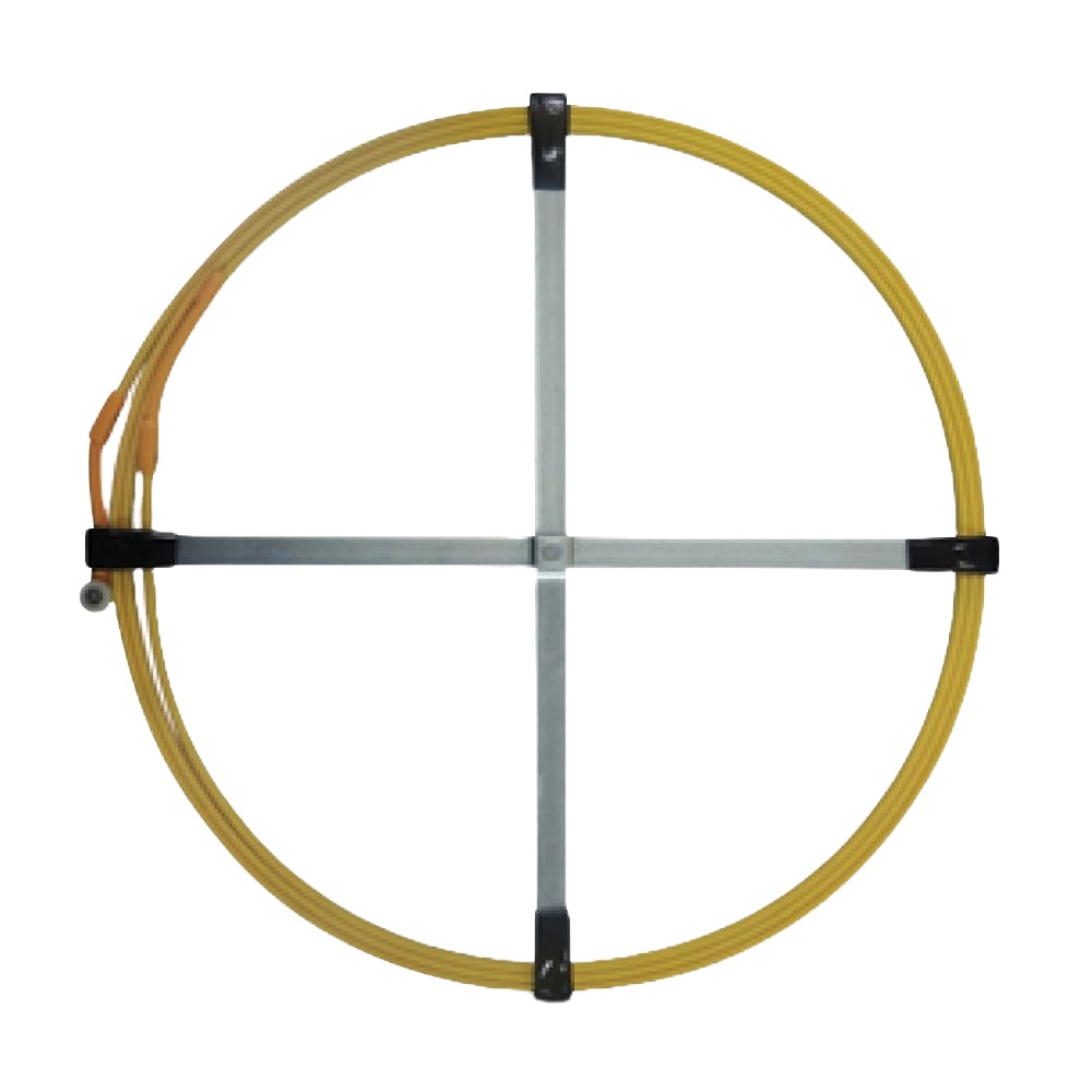 Wattmaster WATMWFR-4D Glow in the Dark Double Wheel Cable Puller Driver 4m