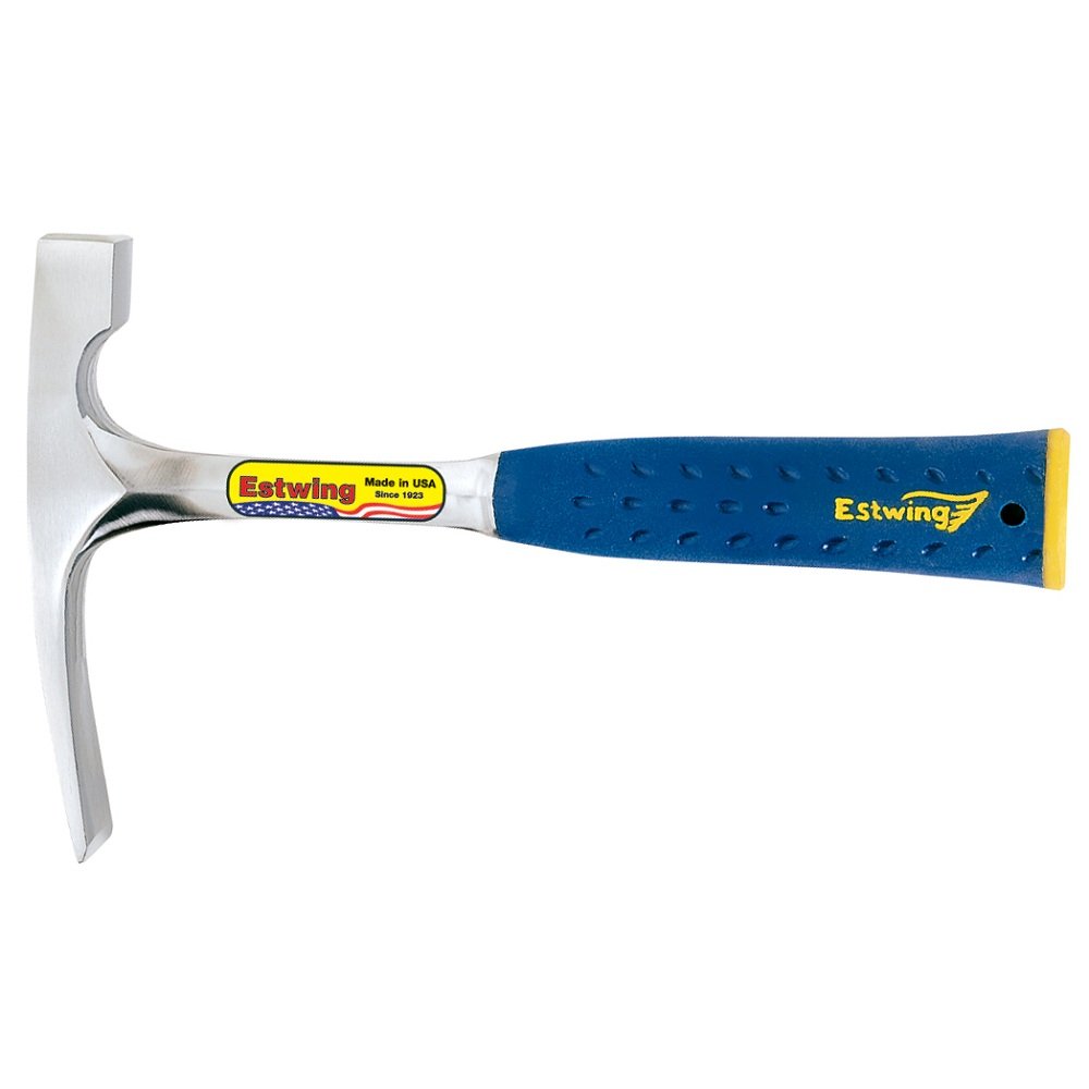 Estwing E3-20BLC Bricklayer & Mason’s Hammer with Patented Bricklayer Grip 20oz