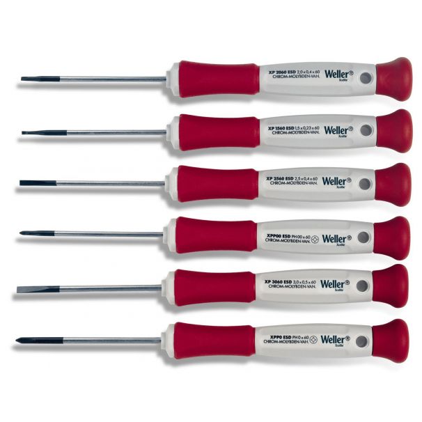 SCREWDRIVER SET,6PC,PRECISION,ESD SAFE
